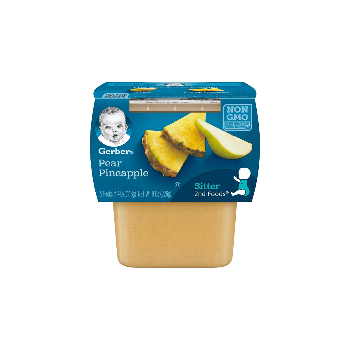 Telman Gerber Baby Food Pear Pineapple (2/pack)